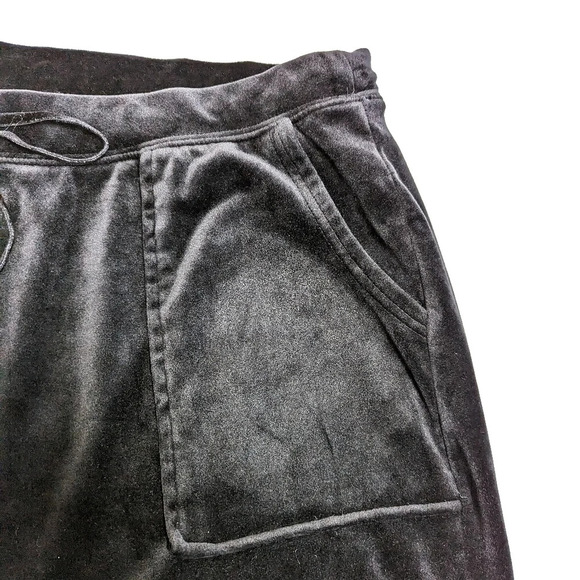 House Of Harlow 1960 Black Velour Jogger Pants 2X - Picture 4 of 8